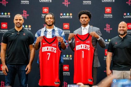 Official: Rocket officially signs rookie Amen-Thompson and Whitmore