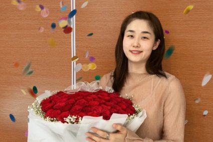 Pan Zhenqi Sun photo: The happiest birthday home is really happy