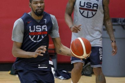 George & derazan: Durant couldn’t stop at 1V1 when training in the US team.