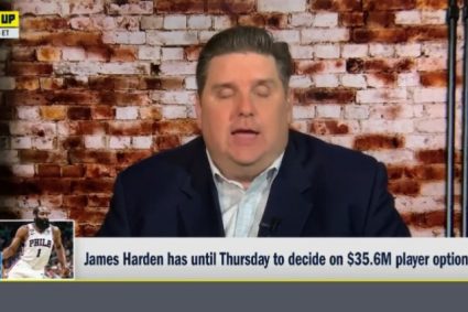 Windhorst: Harden will not execute the player option next season, but I think he will stay in 76 people