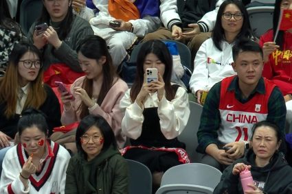 China women’s basketball VS New Zealand Women’s Basketball Australia host site a large number of Chinese fans onlookers!