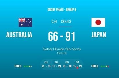 God! Japan scored 25 points on women’s basketball and won 16 of the 26th three-point goals after Australia reached the top four!