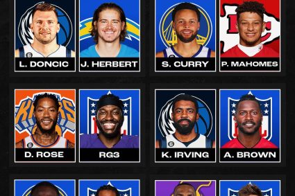 Is it accurate? O’Neal shows the analogy between NBA and NFL: Curry = mahoms James = Brady